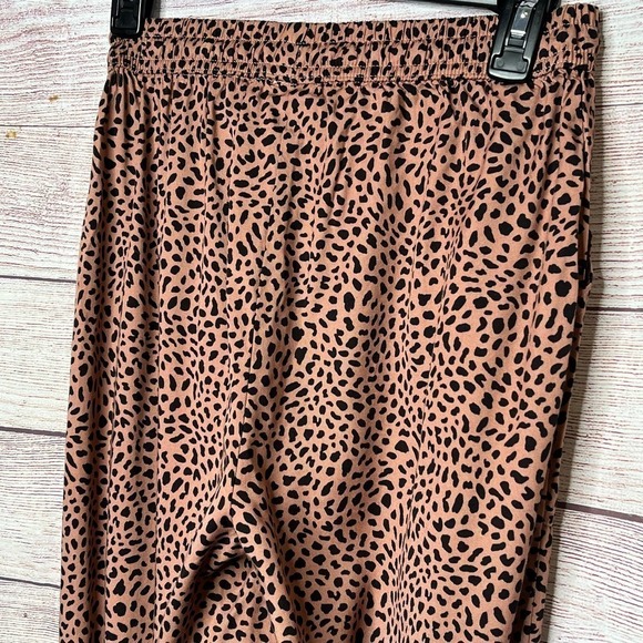 Victoria's Secret Pink Animal Print Jogger Lounge Pants New Size XS - Picture 8 of 11